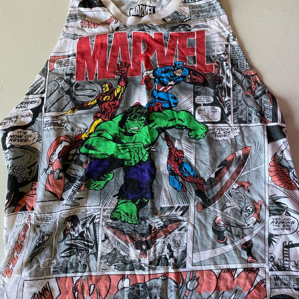 Marvel character tank top